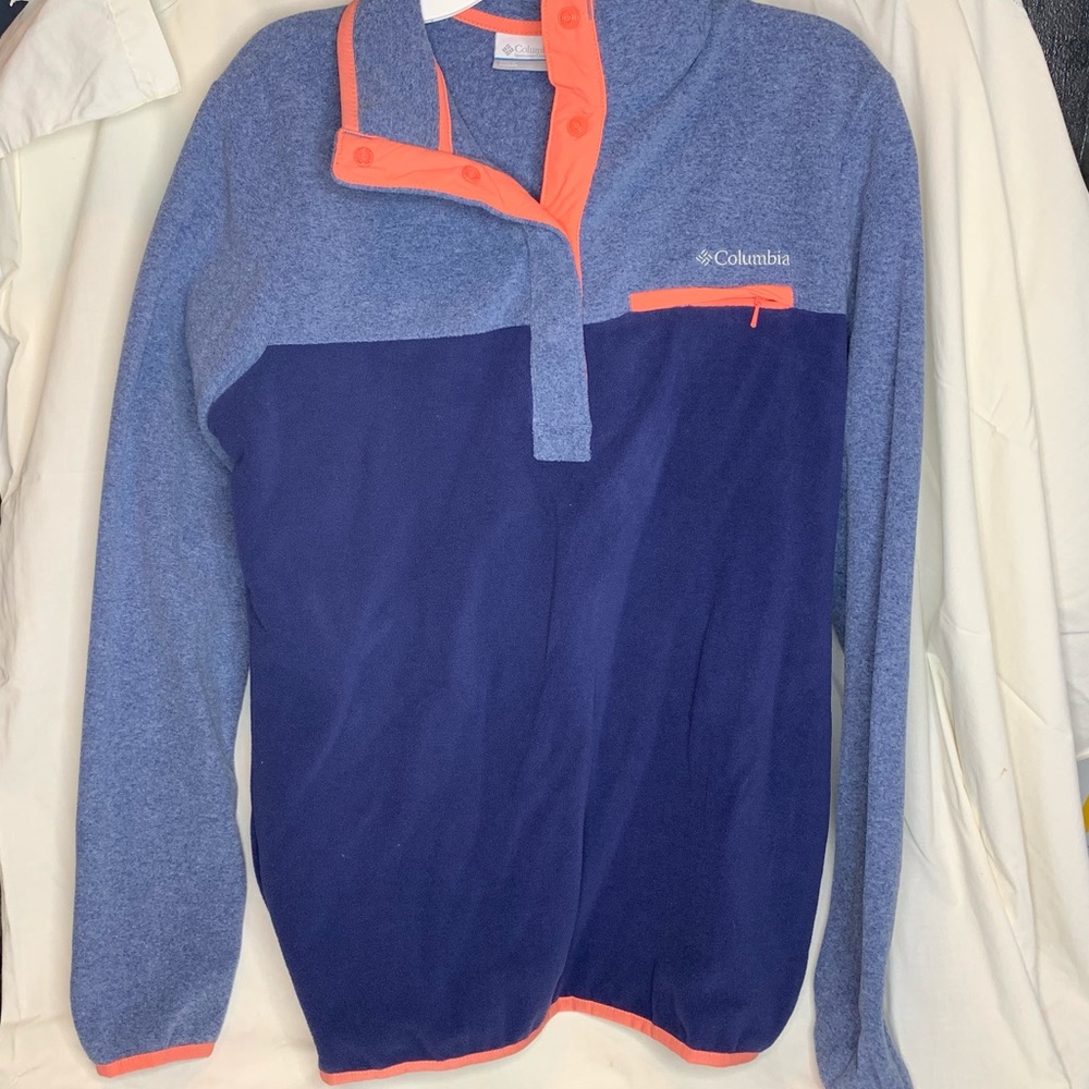 NWOT Columbia 1/4 Fuzzy Jacket